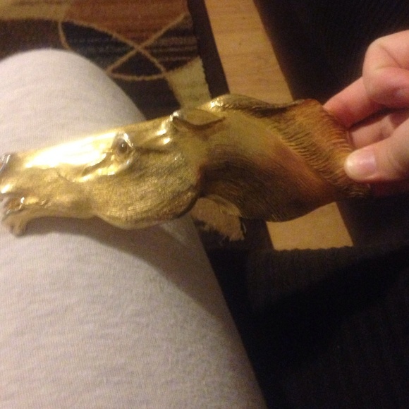 Christopher Ross thoroughbred horse belt buckle