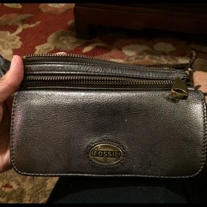 Metallic wallet/clutch