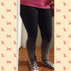 Black/Grey Ombre Skinny Jeans