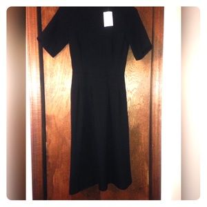 Black H&M dress with pleated detail!
