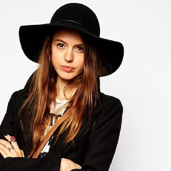 ASOS Skinny Band Felt Floppy Hat