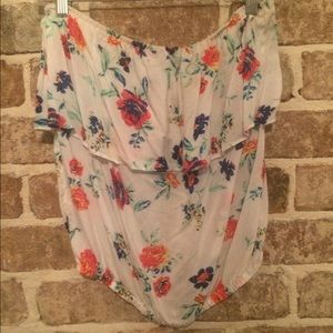 Pacsun strapless blouse