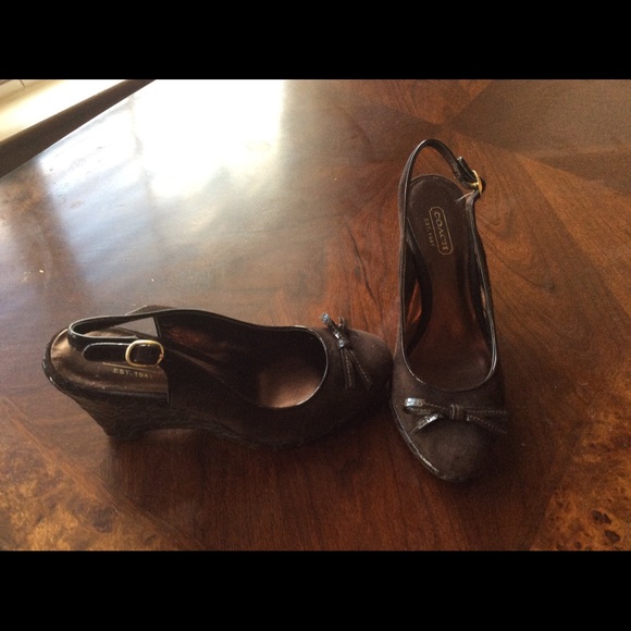 Coach wedge shoes - Picture 2 of 3