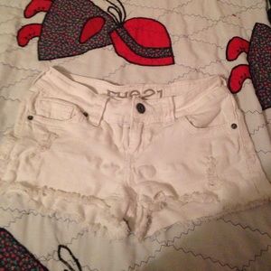 White shorts, rue 21 brand. Worn once.