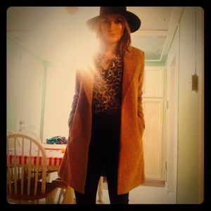 Oversized Camel Coat