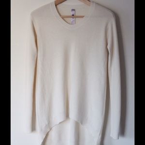 Wilt Backslant Cashmere Blend Sweater NWOT