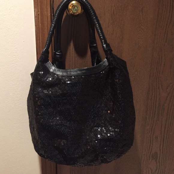 💖black sequined purse💖