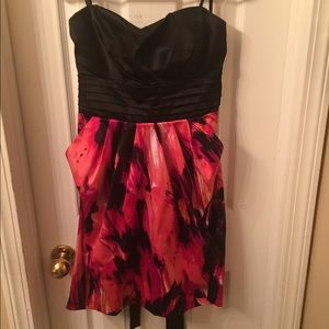 Colored pattern dress