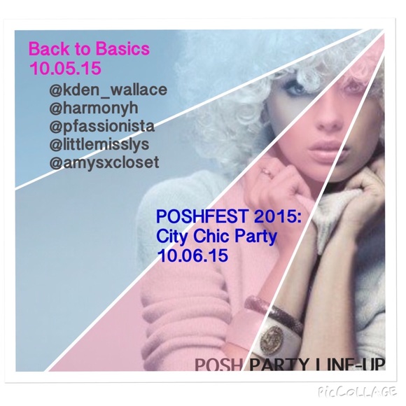 Posh Party Line-Up 10.05-11.15