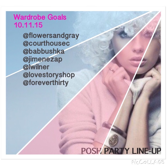 Posh Party Line-Up 10.05-11.15