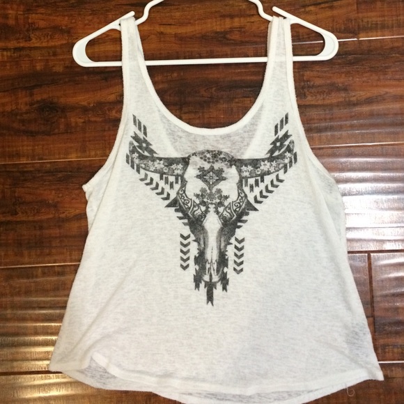 White skull tank $10 on Ⓜ️ercari️