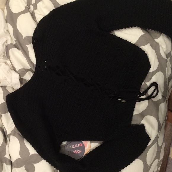 LF black knit sweater - Picture 2 of 2