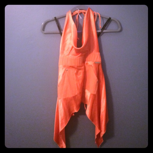 Baby Phat coral tunic