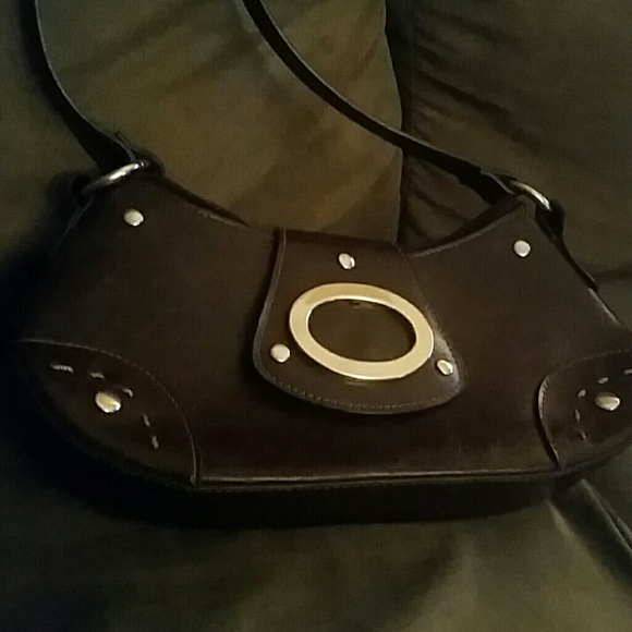 Dark Brown leather small purse, used once.