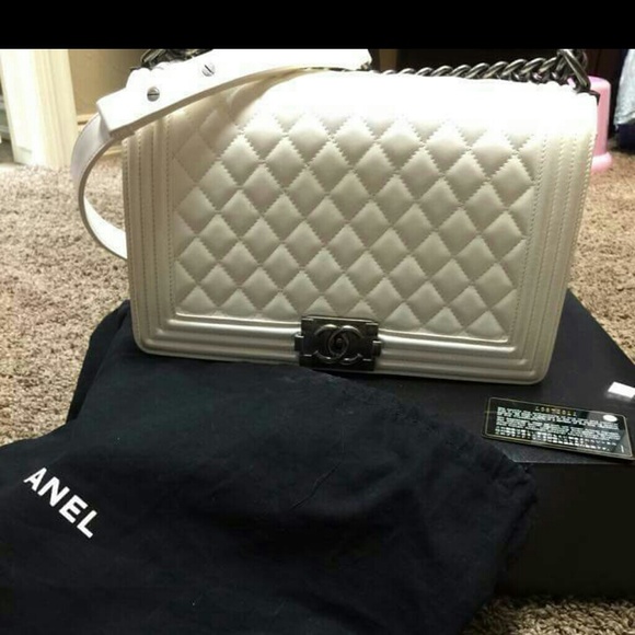 Chanel le boy large bag - Picture 2 of 4