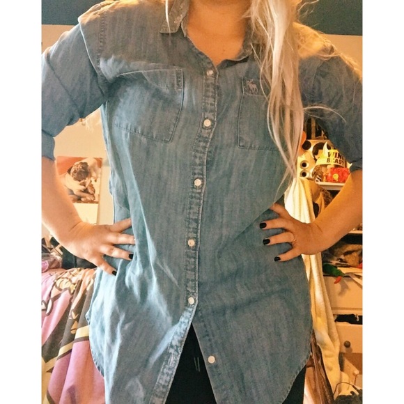 Denim Abercrombie shirt