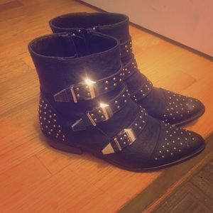 Studded boots