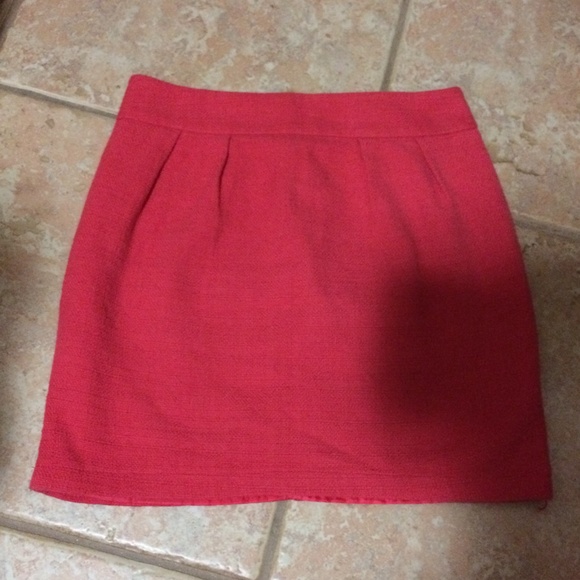 Mossimo Hot Pink Tweed Skirt