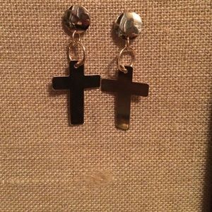 Cross earrings