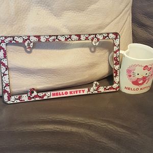 Hello kitty License plate auto