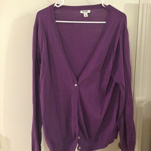 Purple Cardigan
