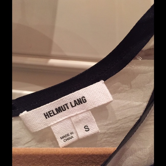 Helmet Lang asymmetrical blouse - Picture 2 of 2