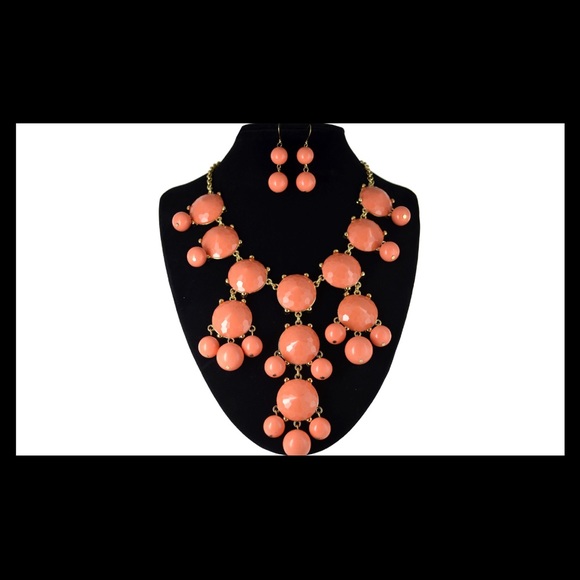 💥Bubble necklace and earrings set💥