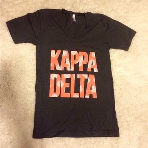 Kappa Delta Floral V Neck