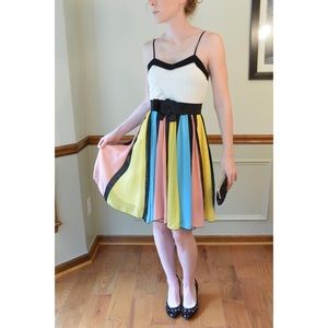 Vintage Style Colorful Party Dress