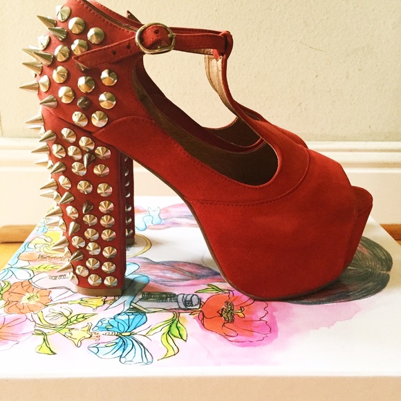 Spiked Jeffrey Campbell Foxy - Picture 1 of 3