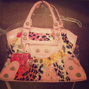 Pink Leopard Cheetah Print purse