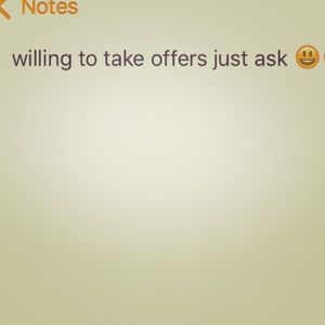 offers I am willing to take any just ask!!