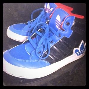 Boys Adidas basketball shoes