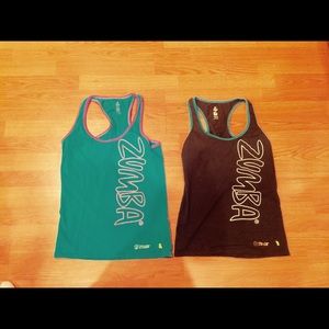Zumba Racerback tanks size large