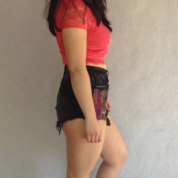 Black Unif Hendrix Shorts - Picture 3 of 3