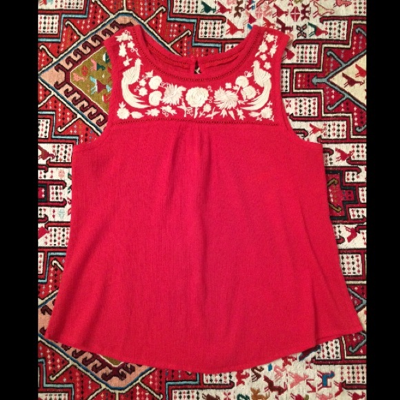 Lucky Brand Tops - Lucky Brand Beautiful red top