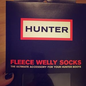 Hunter Fleece Welly Socks in Leopard