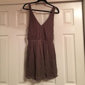 Tobi Nadia Skater Dress in Olive Green
