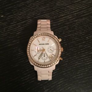 White Michael Kors watch