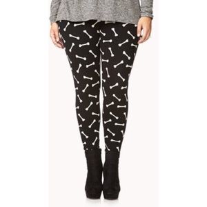 NWT Forever 21 Plus- Bone Leggings