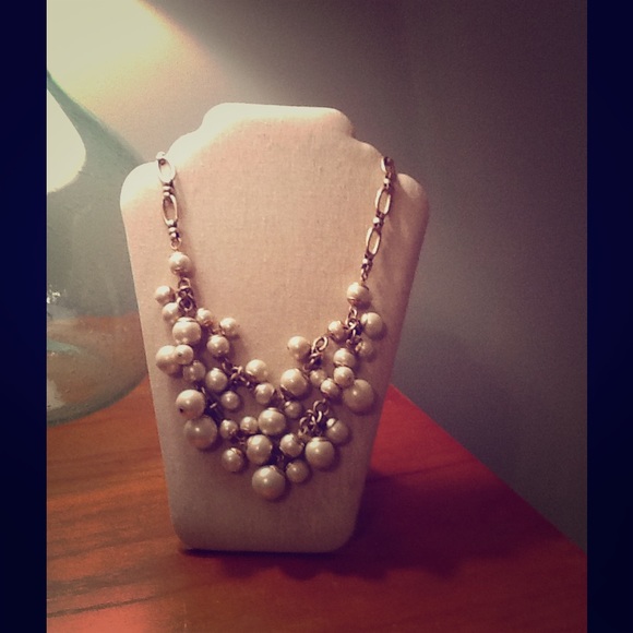 Stella & Dot Daphne Pearl Necklace