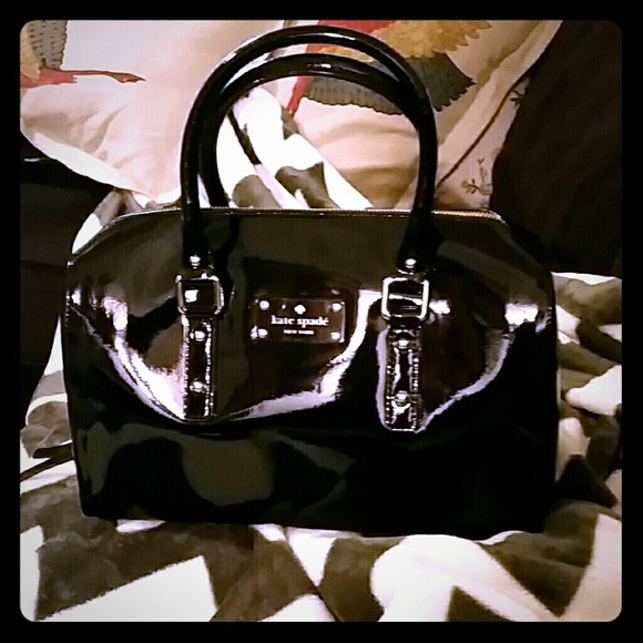 Kate Spade New York Black Patent leather satchel