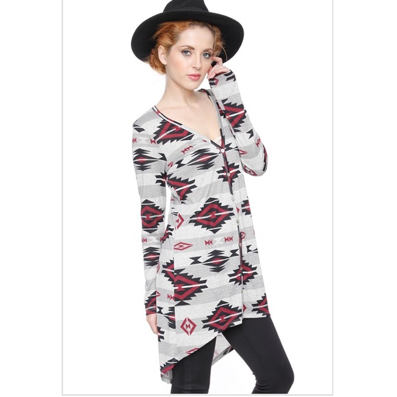 DESERT TILE DUSTER CARDIGAN - Picture 1 of 3