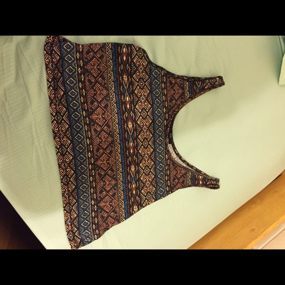 Aztec crop top