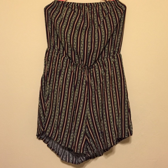 Navy Romper