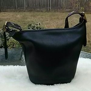 Vintage COACH Helen's Legacy Bucket Bag 11 in tall