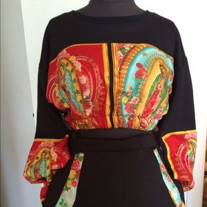 Hail Mary sweater top and matching short set