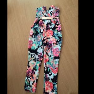 Floral jumpsuit