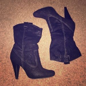 Black boots • size 6 • 4 in heel