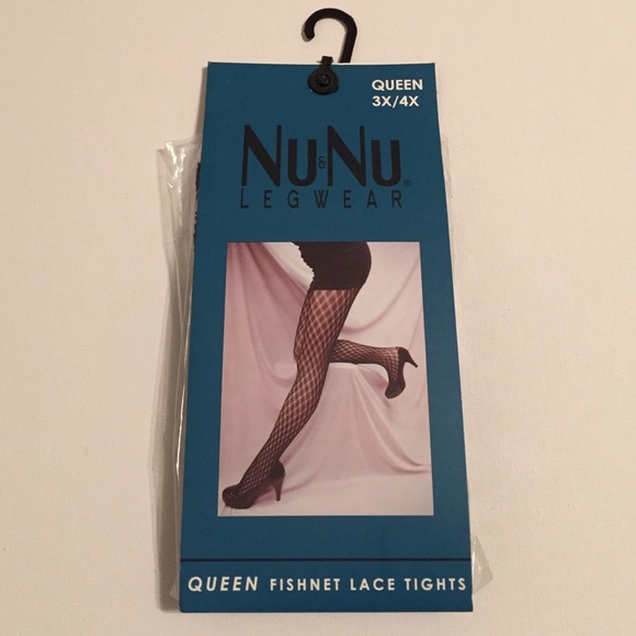 QUEEN fishnet/lace tights